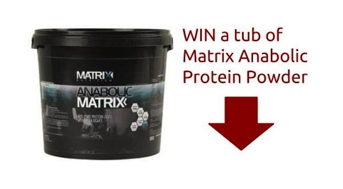 Matrix Anabolic Protein powder giveaway